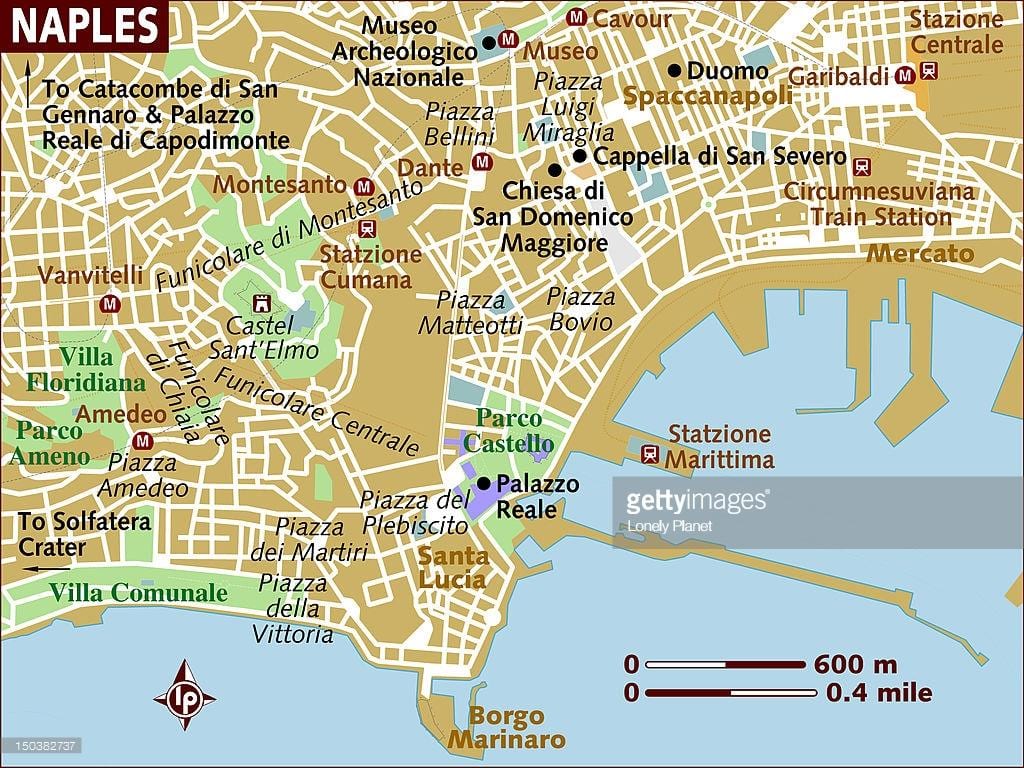 neapol mapa mesta