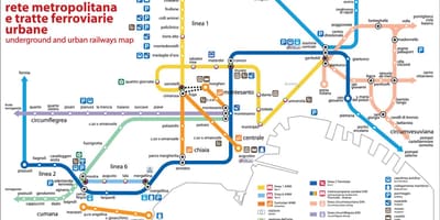 Neapol autobus mapu