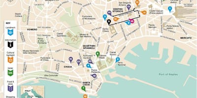 Mapu naples španielsky štvrťrok