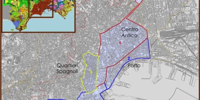 Mapu naples historické centrum