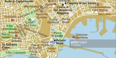 Neapol mapa mesta