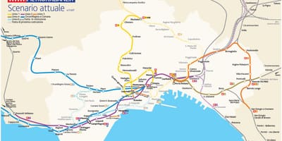 Mapu naples metro